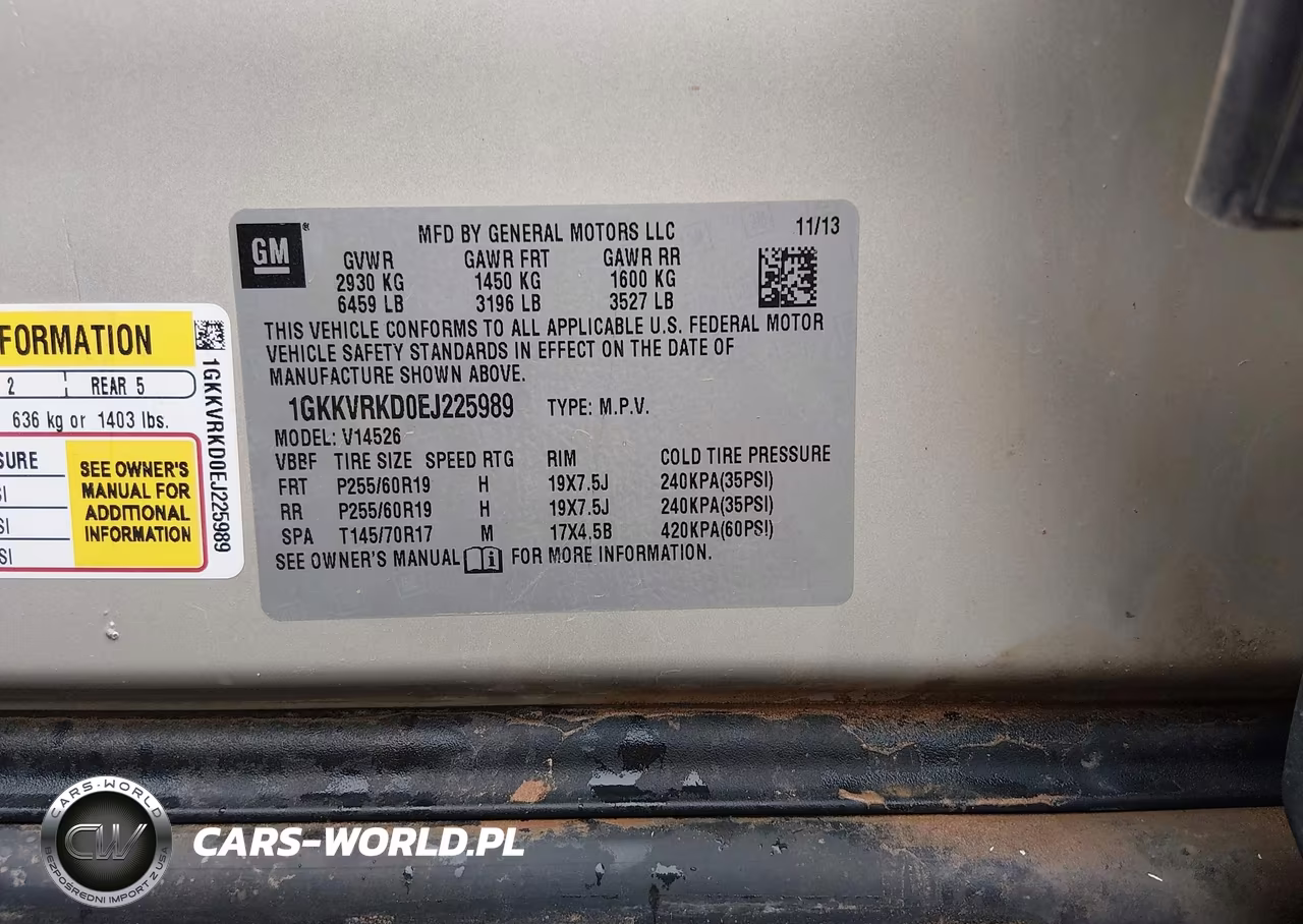 2014 GMC Acadia Slt-1 VIN:1GKKVRKD0EJ225989 - 9