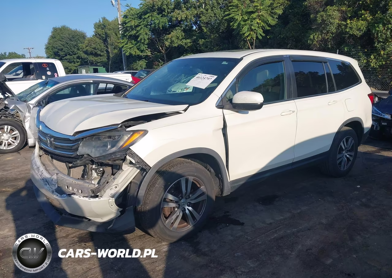 2016 Honda Pilot Ex-L VIN:5FNYF6H52GB091076 - 2