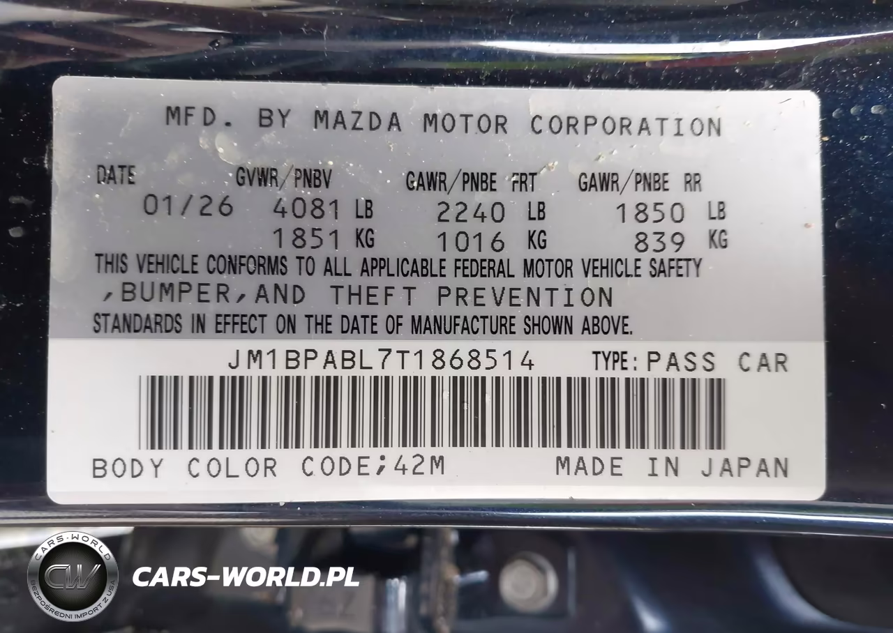 2026 Mazda Mazda3 2.5 S Select Sport VIN:JM1BPABL7T1868514 - 9