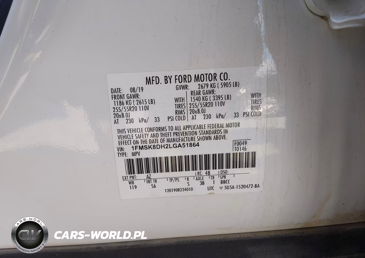 2020 Ford Explorer Xlt VIN:1FMSK8DH2LGA51864 - 9