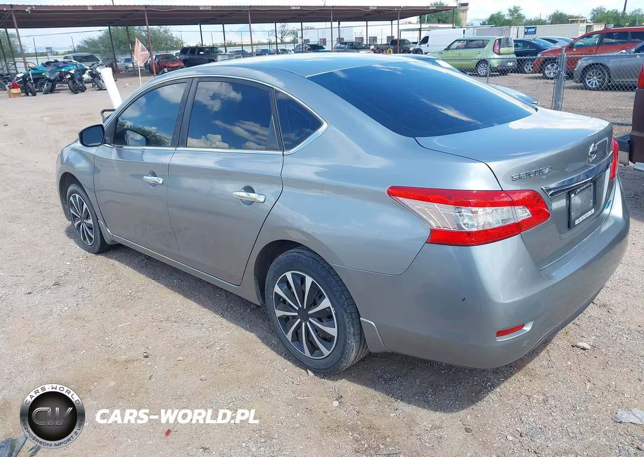 2013 Nissan Sentra S VIN:3N1AB7AP7DL748601 - 3