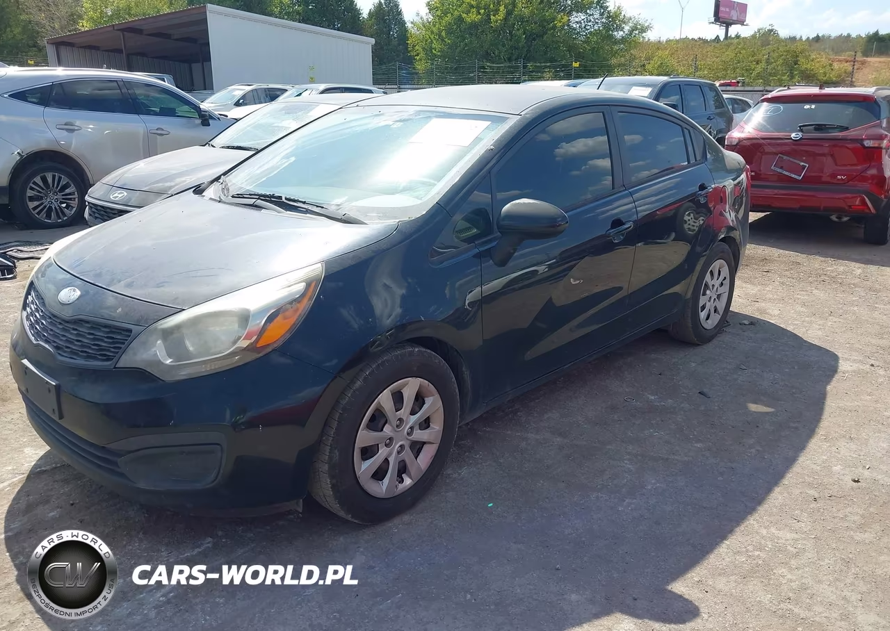 2014 Kia Rio Lx VIN:KNADM4A30E6411082 - 2