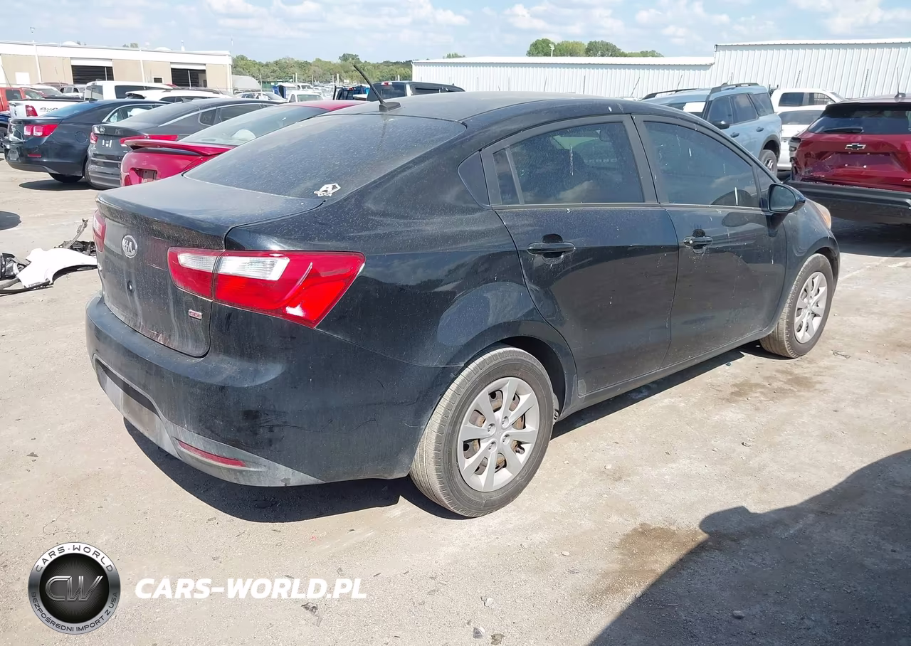 2014 Kia Rio Lx VIN:KNADM4A30E6411082 - 4