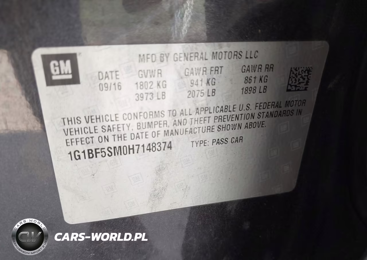 2017 Chevrolet Cruze Premier Auto VIN:1G1BF5SM0H7148374 - 9
