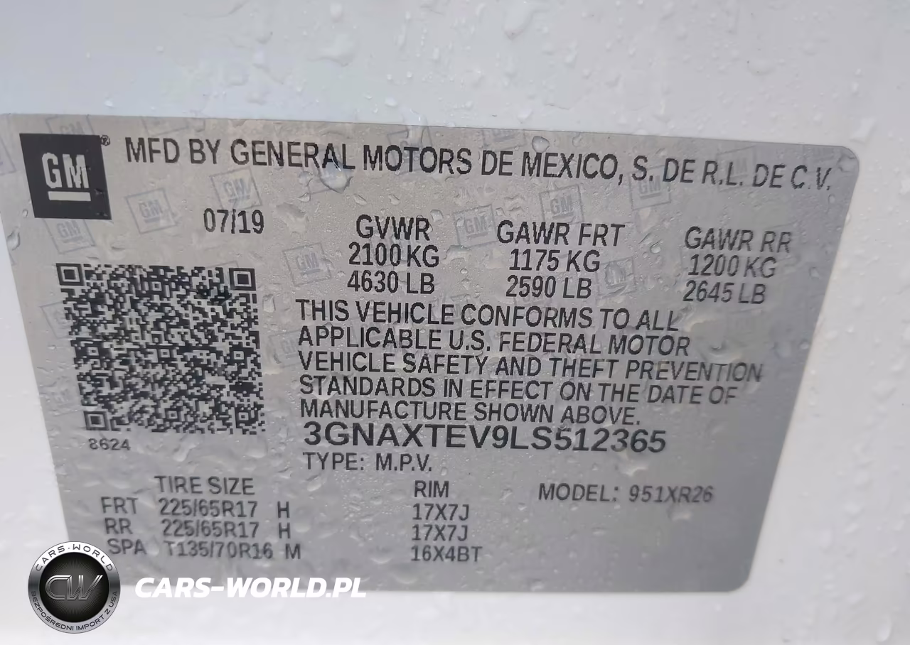 2020 Chevrolet Equinox Awd 2Fl VIN:3GNAXTEV9LS512365 - 9
