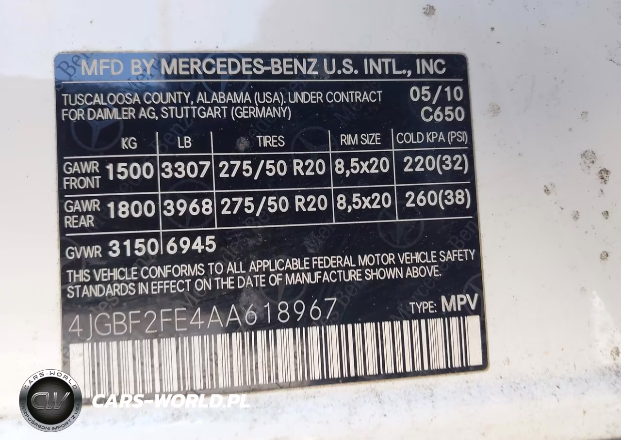2010 Mercedes-Benz Gl 350 Bluetec 4Matic VIN:4JGBF2FE4AA618967 - 9
