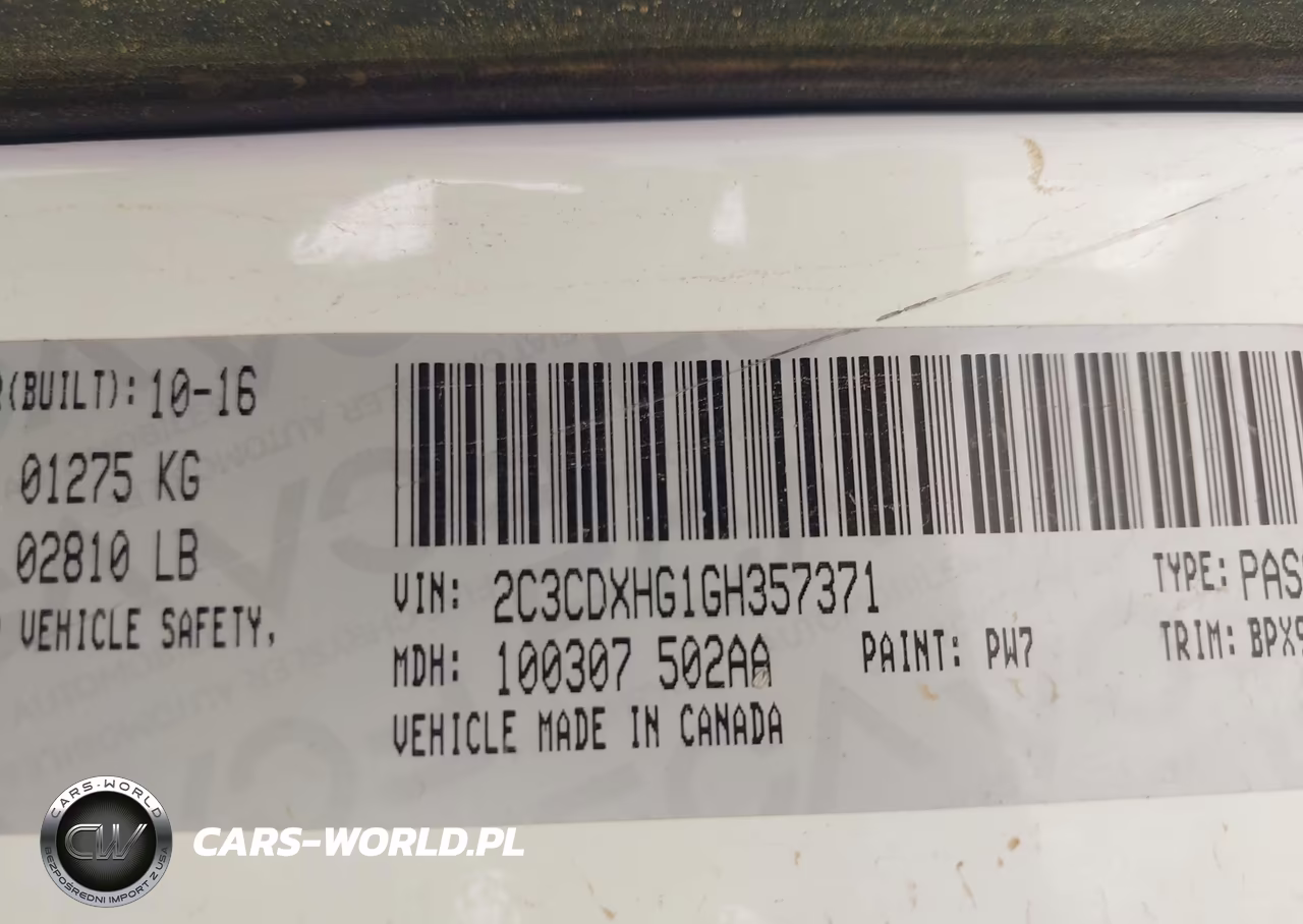 2016 Dodge Charger Sxt VIN:2C3CDXHG1GH357371 - 9