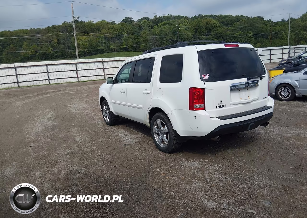 2014 Honda Pilot Ex-L VIN:5FNYF4H67EB057581 - 3