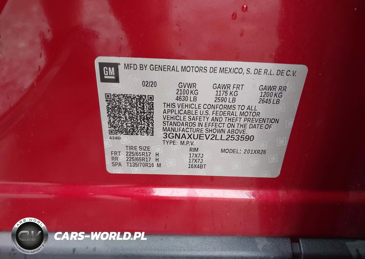 2020 Chevrolet Equinox Awd Lt 1.5L Turbo VIN:3GNAXUEV2LL253590 - 9