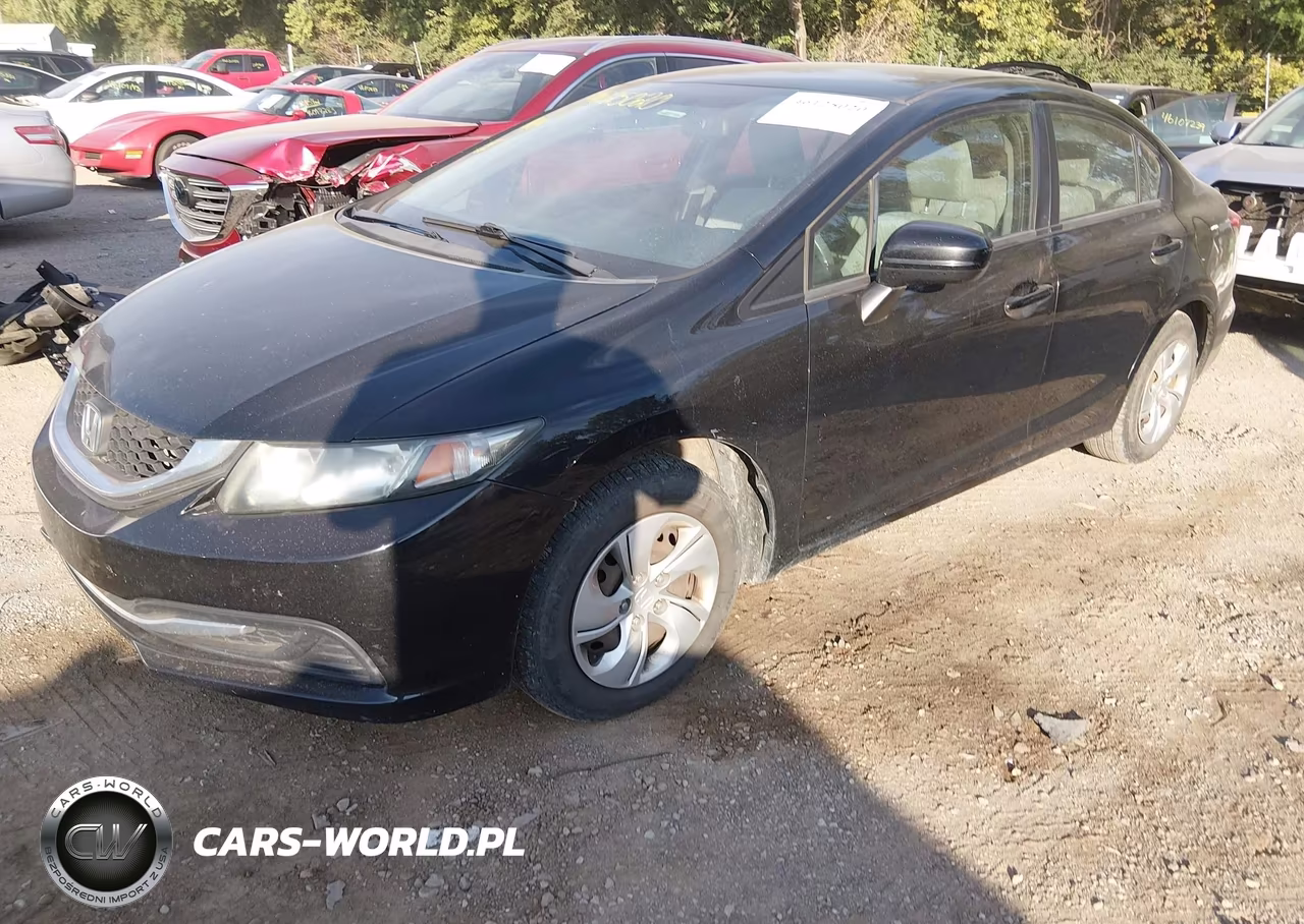 2014 Honda Civic Lx VIN:19XFB2F5XEE005451 - 2