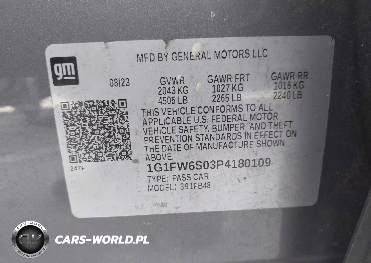2023 Chevrolet Bolt Ev Fwd 1Lt VIN:1G1FW6S03P4180109 - 9