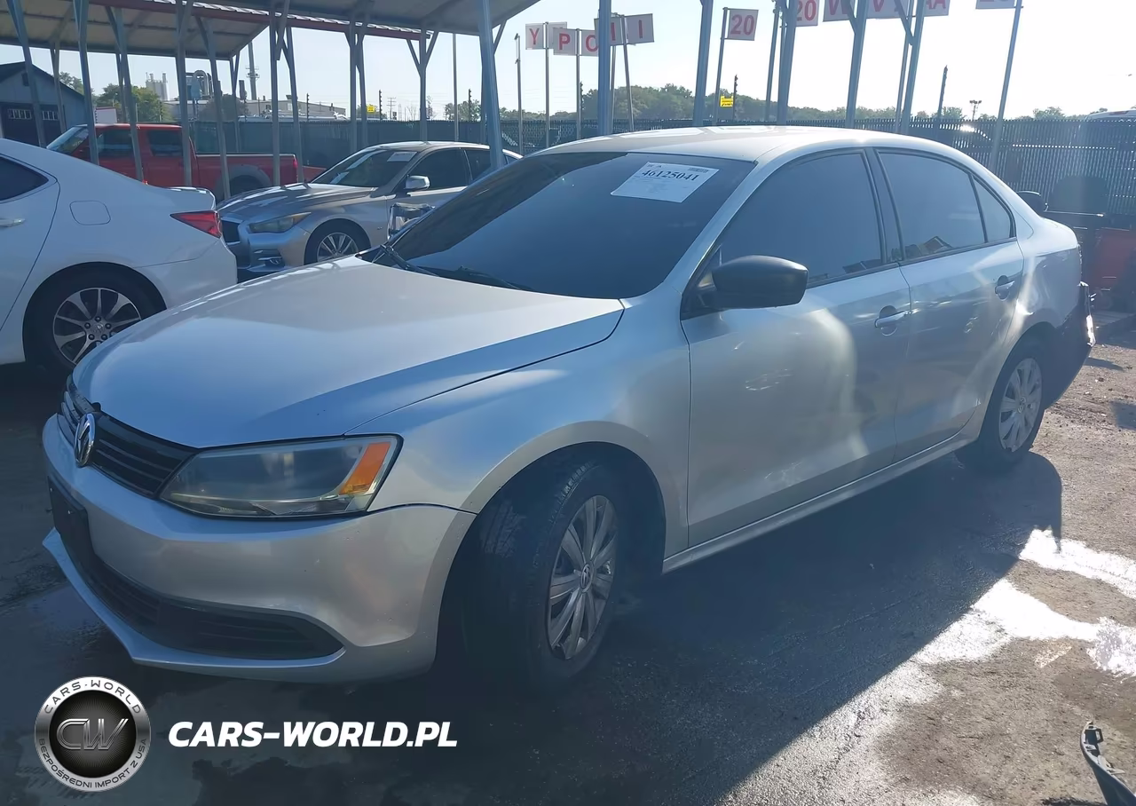 2014 Volkswagen Jetta 2.0L S VIN:3VW2K7AJ2EM406012 - 2