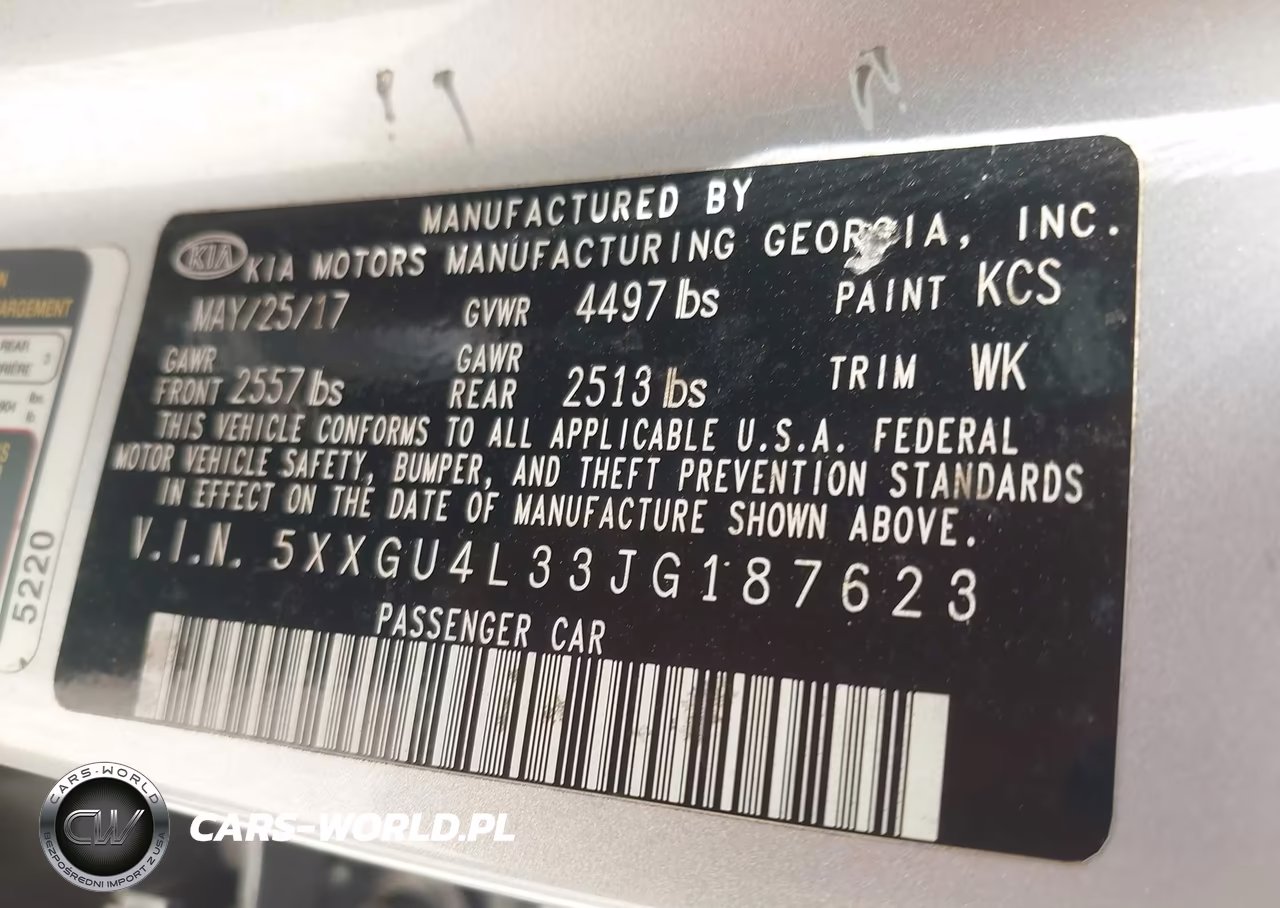2018 Kia Optima Ex VIN:5XXGU4L33JG187623 - 9