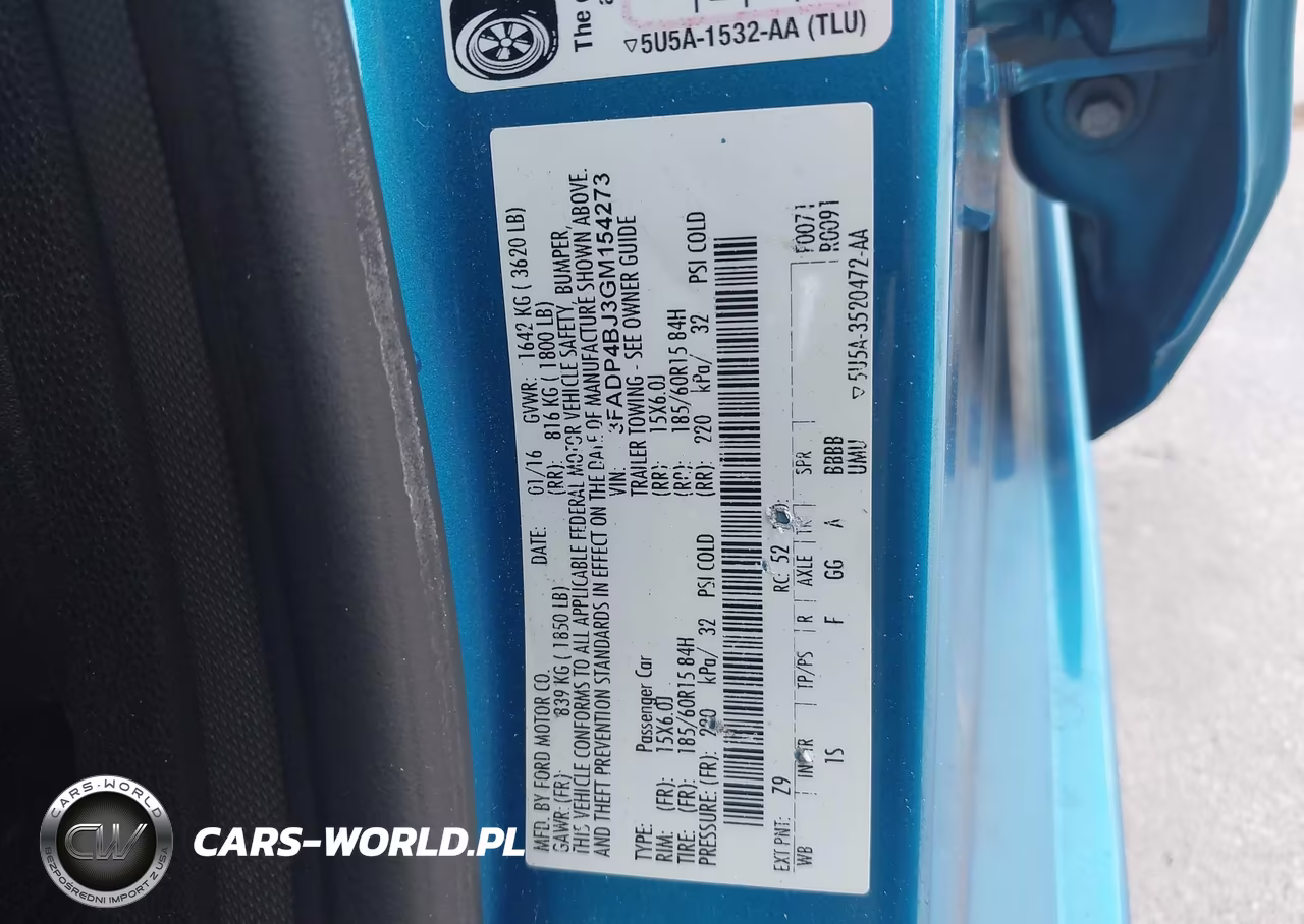 2016 Ford Fiesta Se VIN:3FADP4BJ3GM154273 - 9