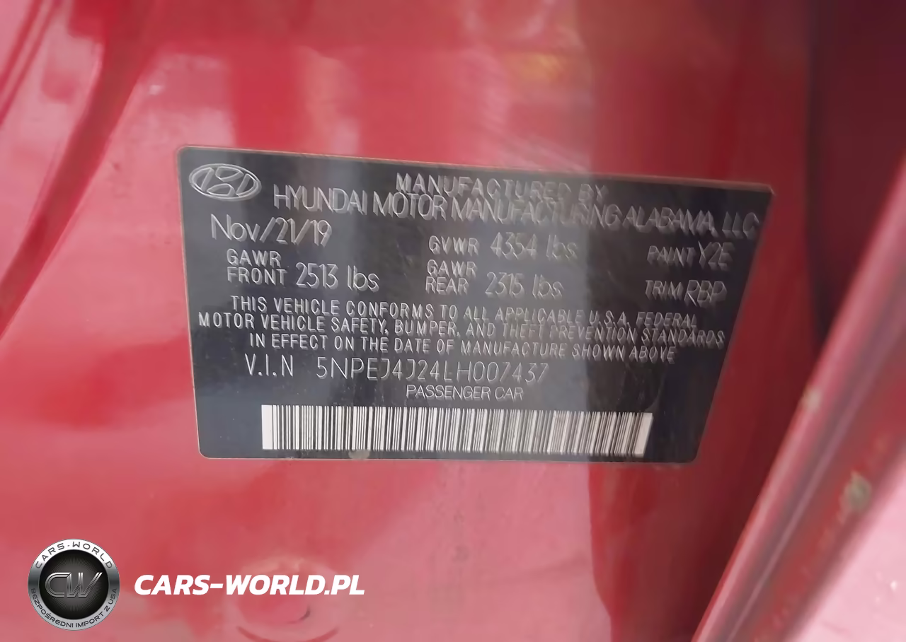2020 Hyundai Sonata Sel Plus VIN:5NPEJ4J24LH007437 - 9
