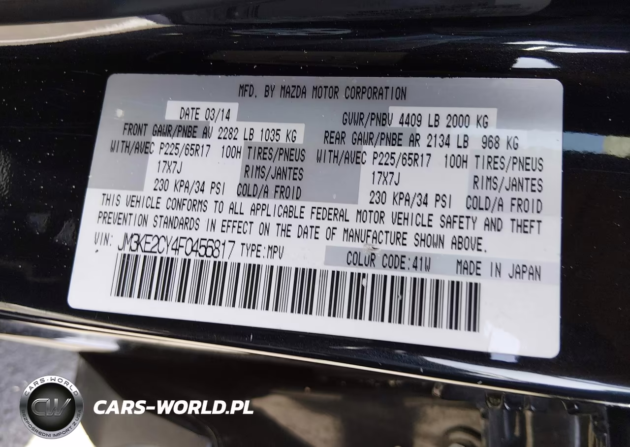 2015 Mazda Cx-5 Touring VIN:JM3KE2CY4F0456817 - 9