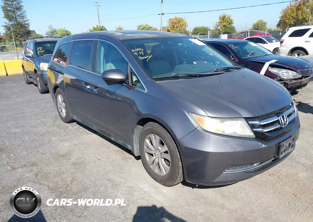 2014 Honda Odyssey Ex-L VIN:5FNRL5H68EB028576 - 1