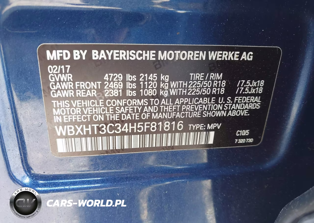 2017 BMW X1 xDrive28I VIN:WBXHT3C34H5F81816 - 9