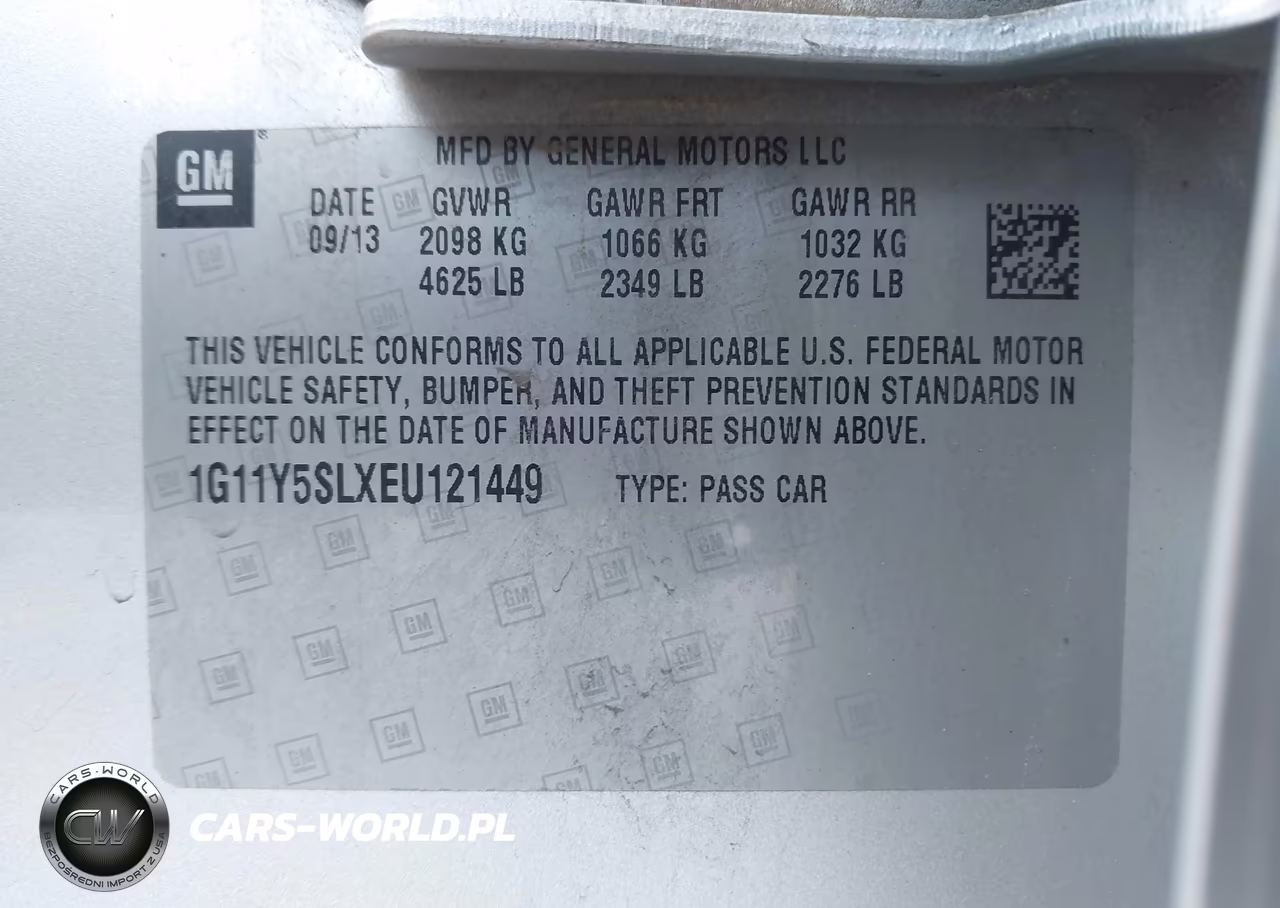 2014 Chevrolet Impala 1Ls VIN:1G11Y5SLXEU121449 - 9