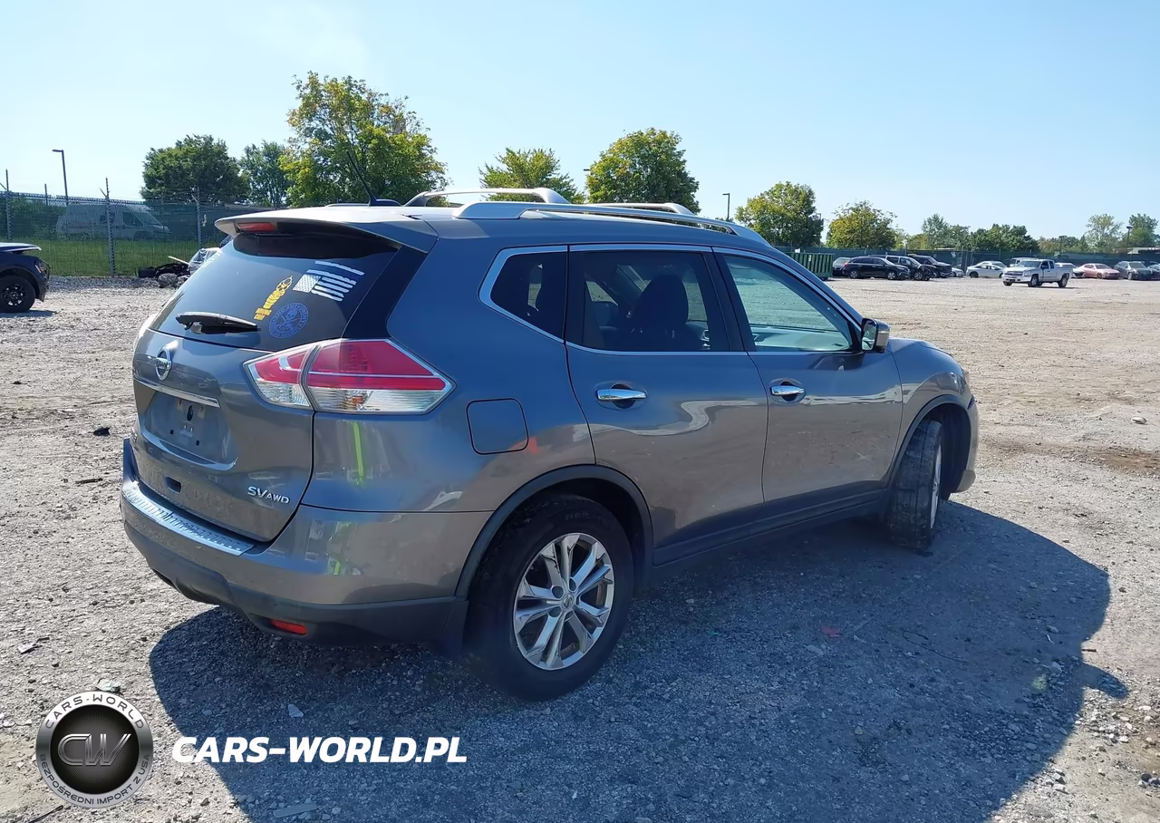 2015 Nissan Rogue Sv VIN:KNMAT2MV1FP507759 - 4