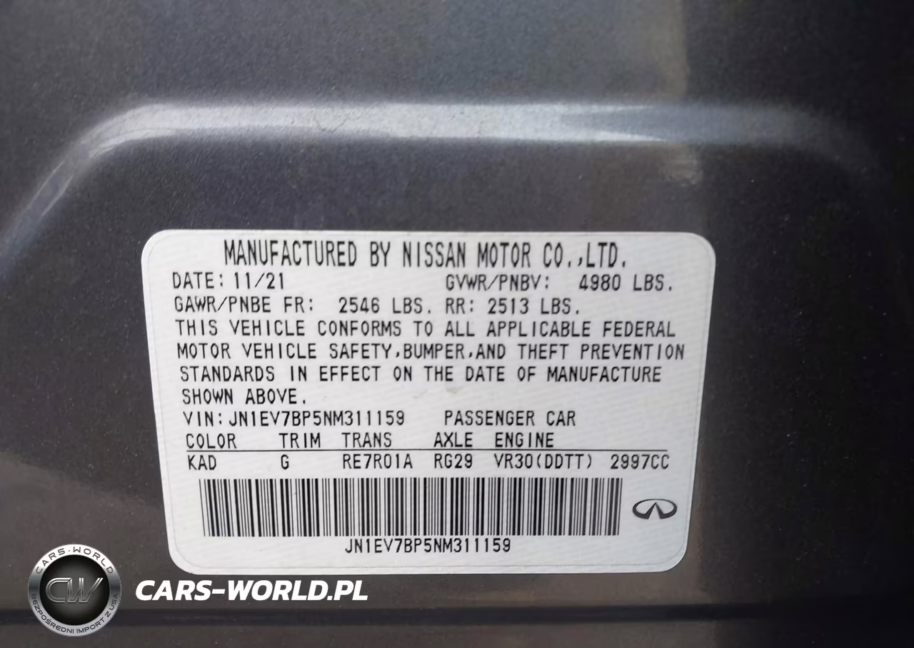 2022 Infiniti Q50 Luxe VIN:JN1EV7BP5NM311159 - 9