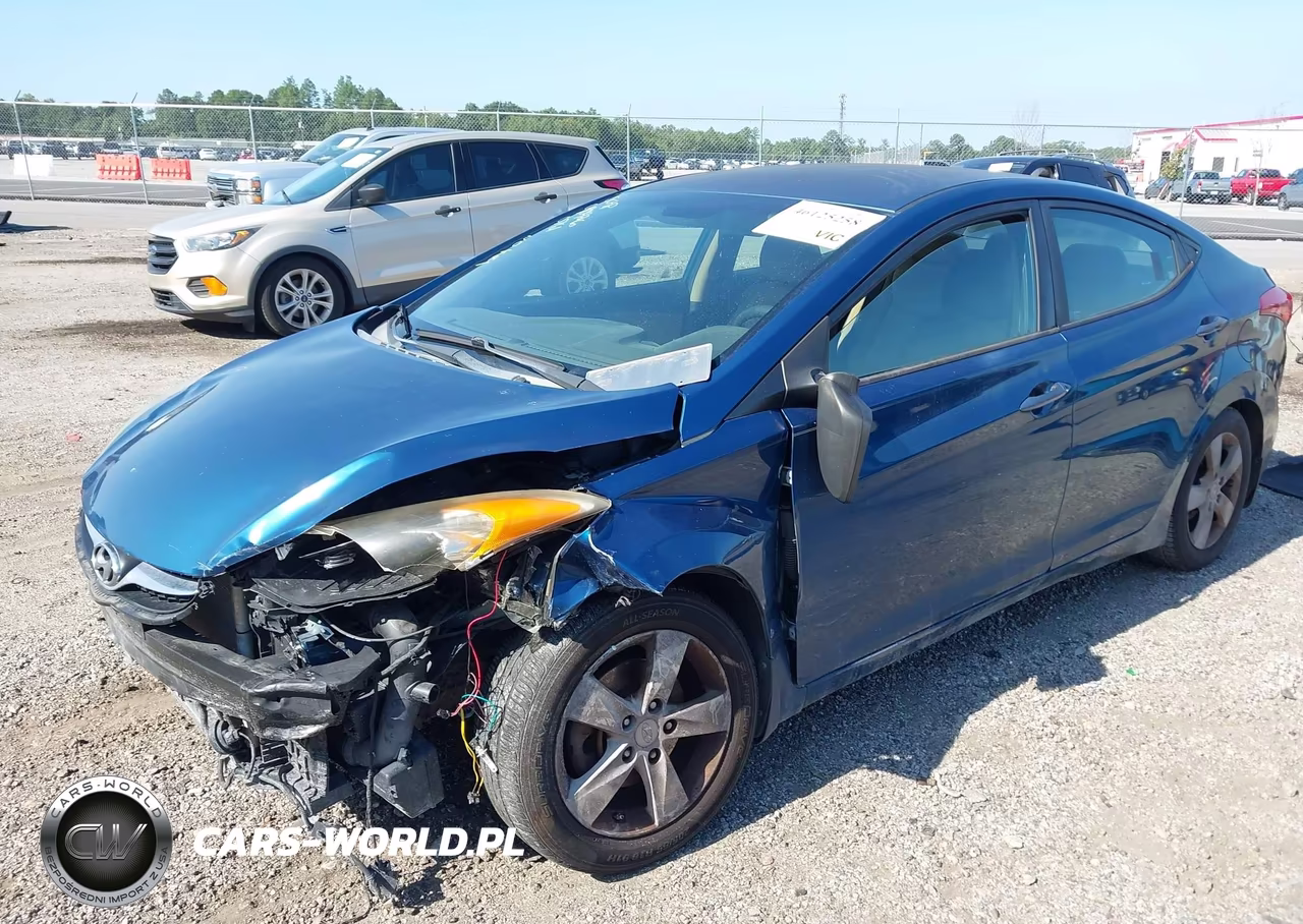 2013 Hyundai Elantra Gls VIN:KMHDH4AE0DU970761 - 2