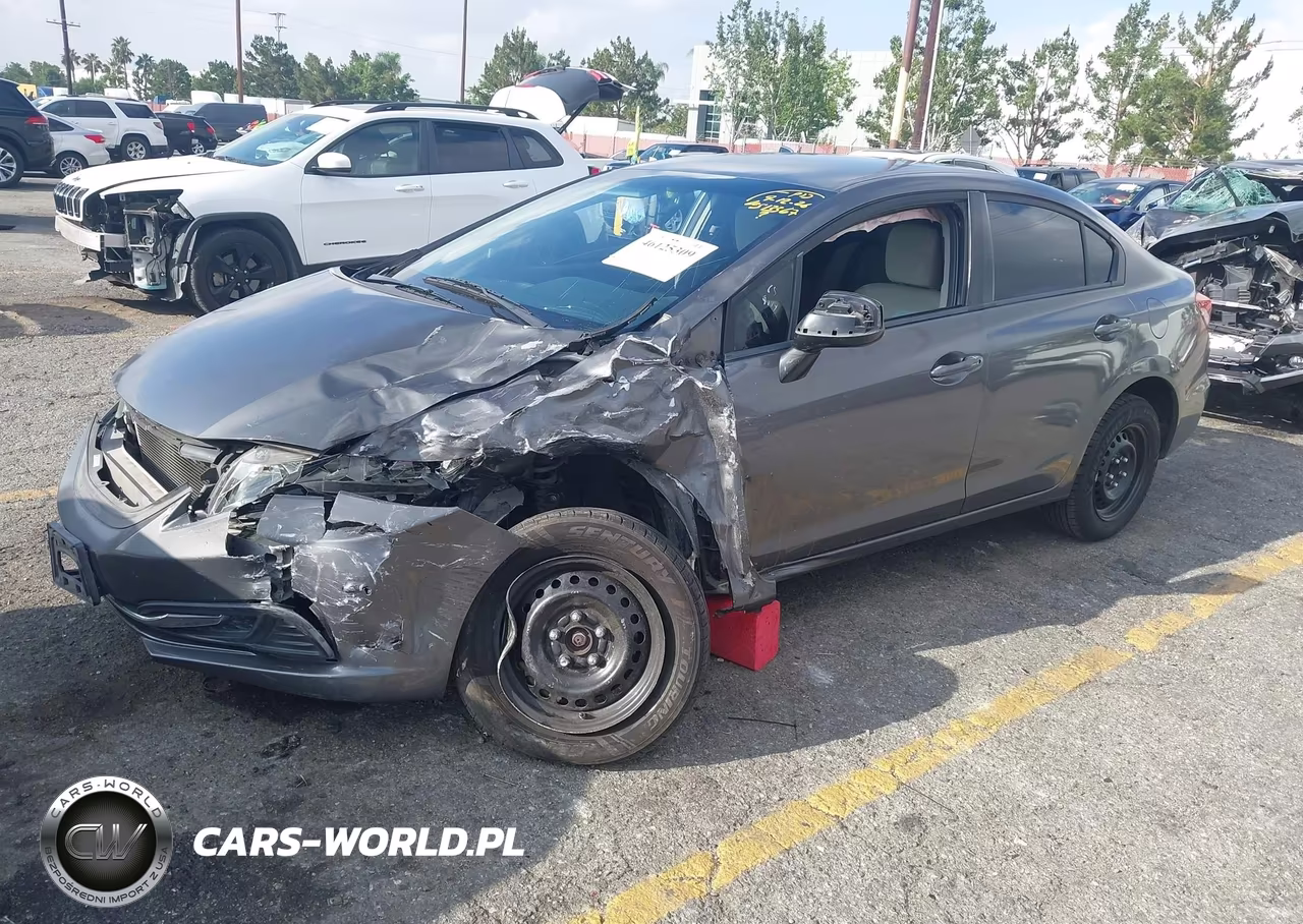 2013 Honda Civic Lx VIN:2HGFB2F57DH515423 - 2