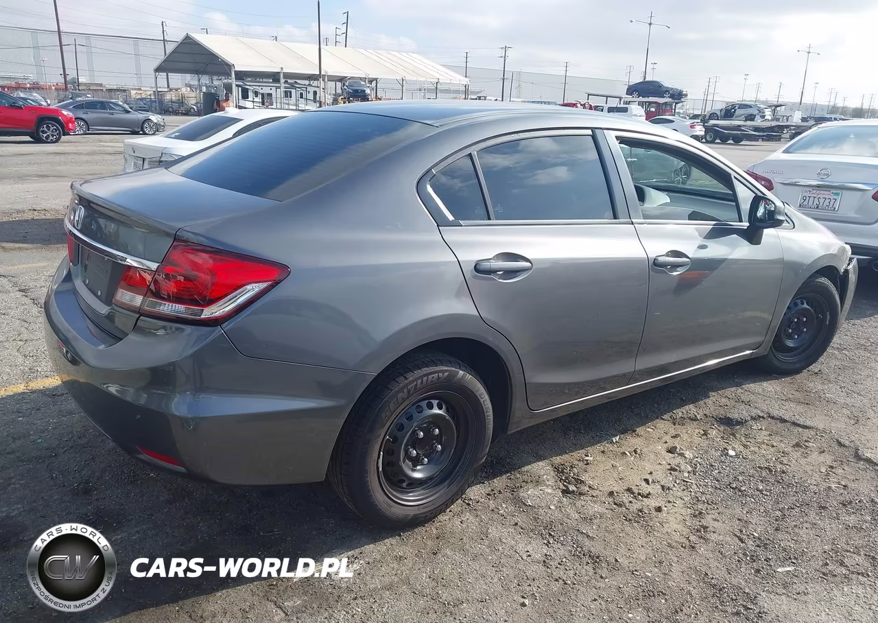 2013 Honda Civic Lx VIN:2HGFB2F57DH515423 - 4