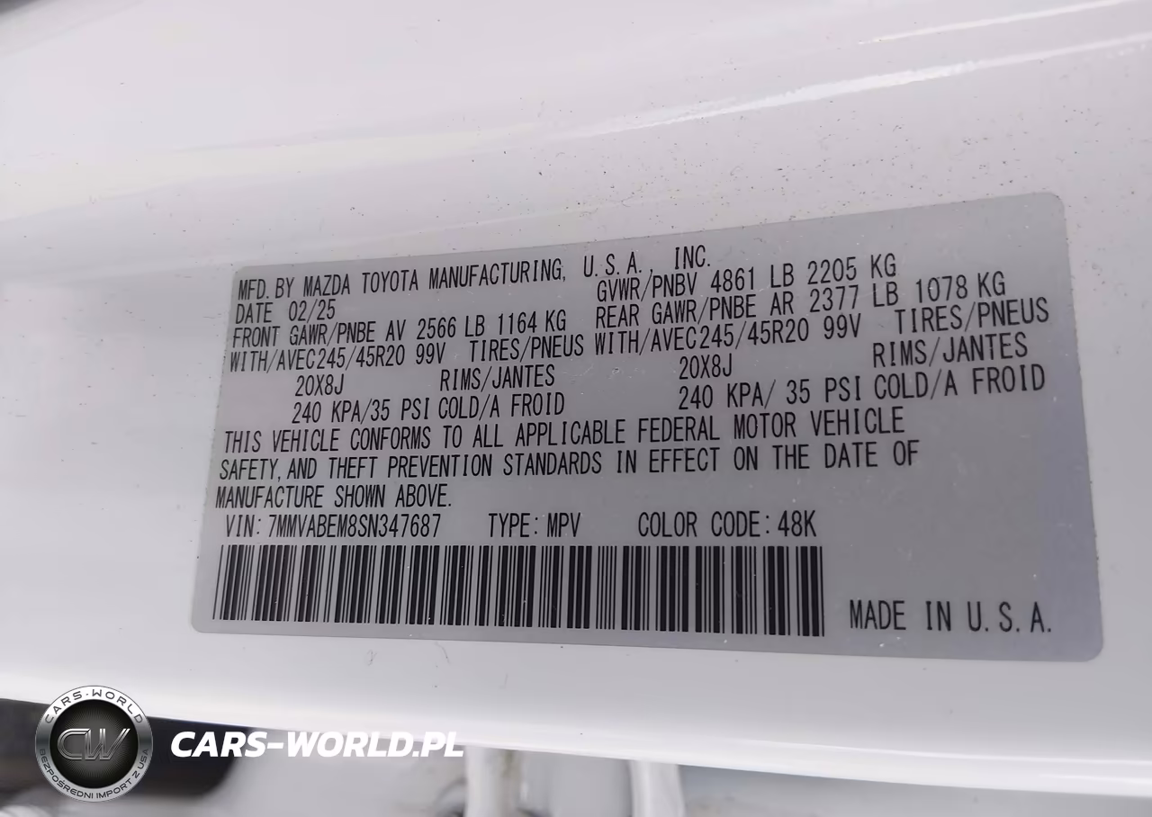 2025 Mazda Cx-50 2.5 S Premium Plus Package VIN:7MMVABEM8SN347687 - 9