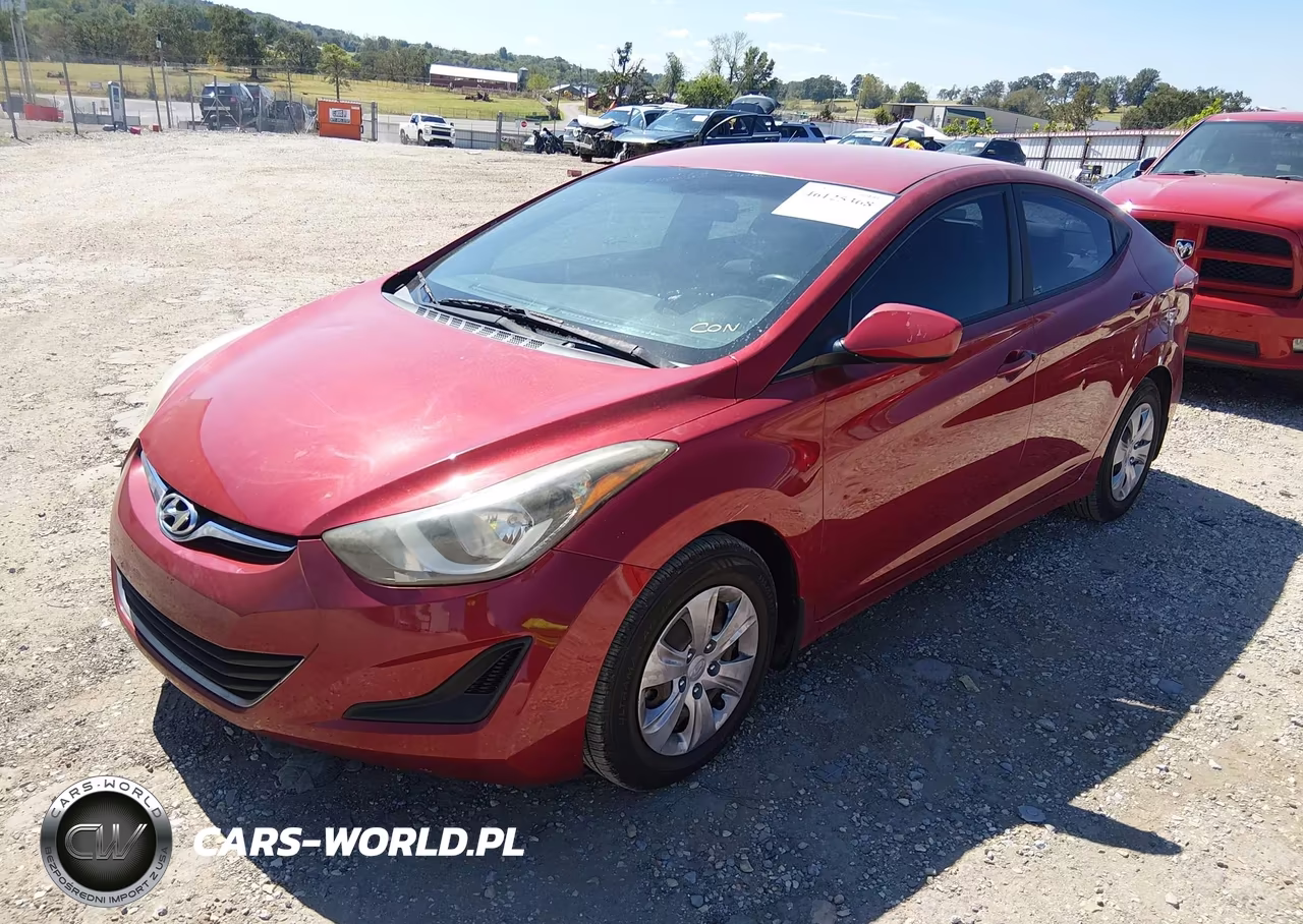2016 Hyundai Elantra Se VIN:KMHDH4AE2GU643704 - 2