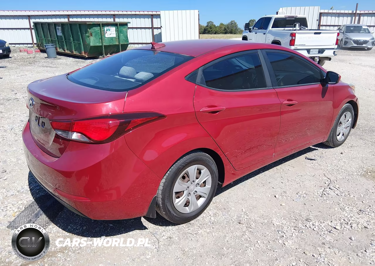2016 Hyundai Elantra Se VIN:KMHDH4AE2GU643704 - 4