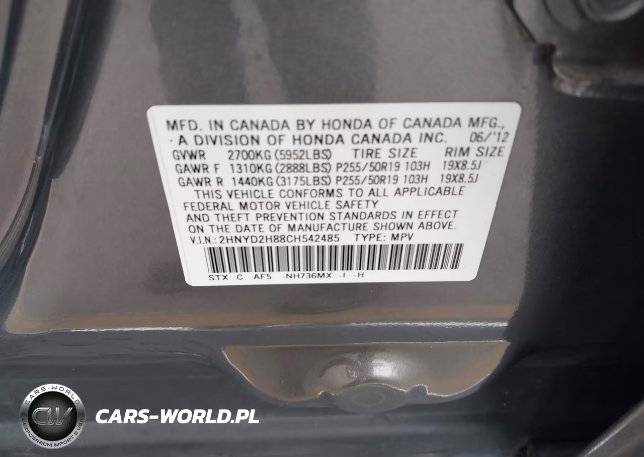 2012 Acura Mdx Advance Package VIN:2HNYD2H88CH542485 - 9