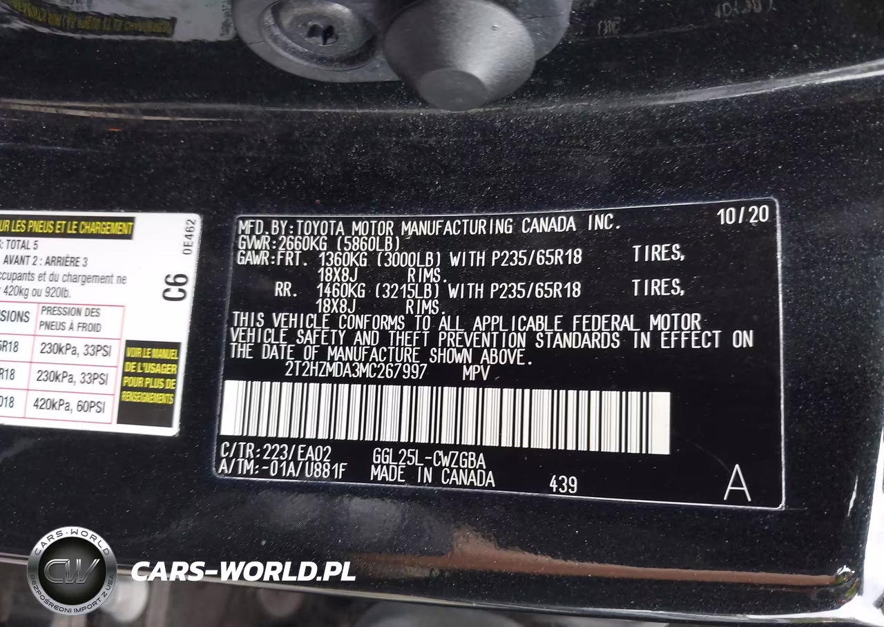 2021 Lexus Rx 350 VIN:2T2HZMDA3MC267997 - 9