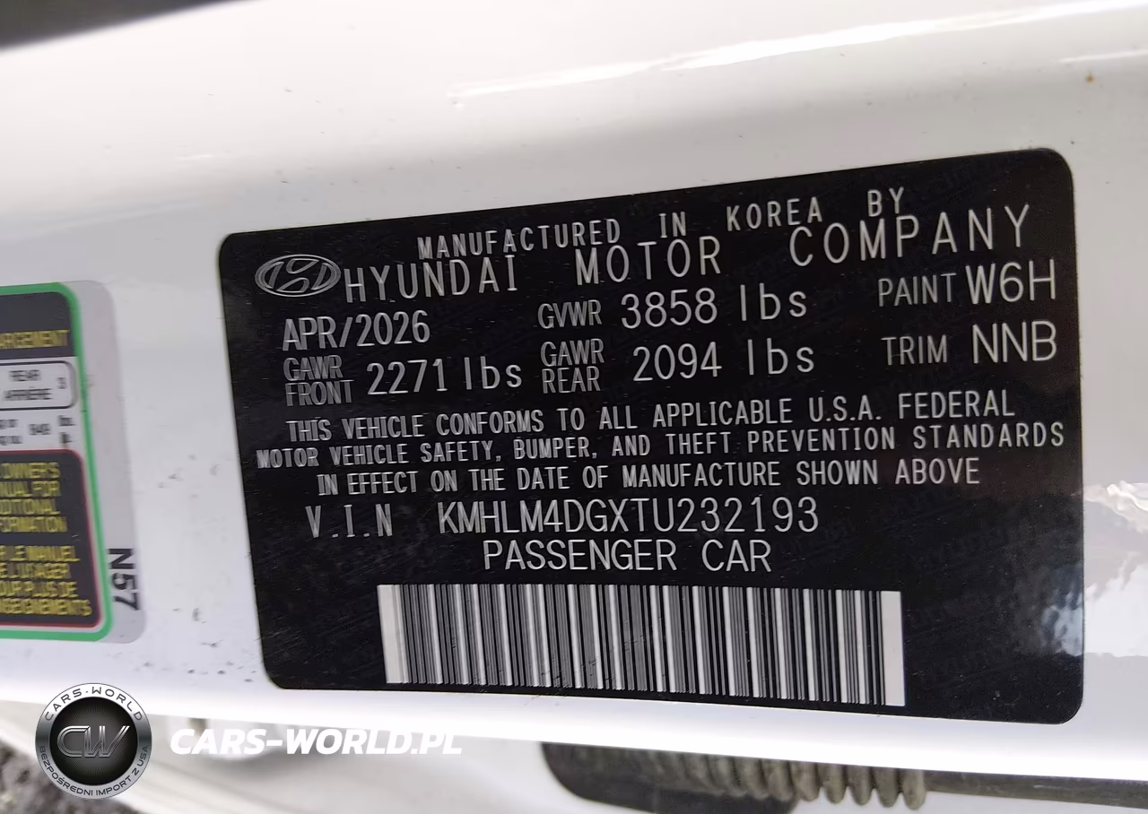 2026 Hyundai Elantra Sel Sport VIN:KMHLM4DGXTU232193 - 9