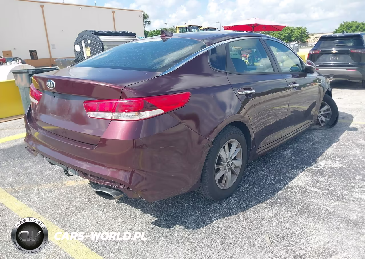 2018 Kia Optima Lx VIN:5XXGT4L36JG184962 - 4