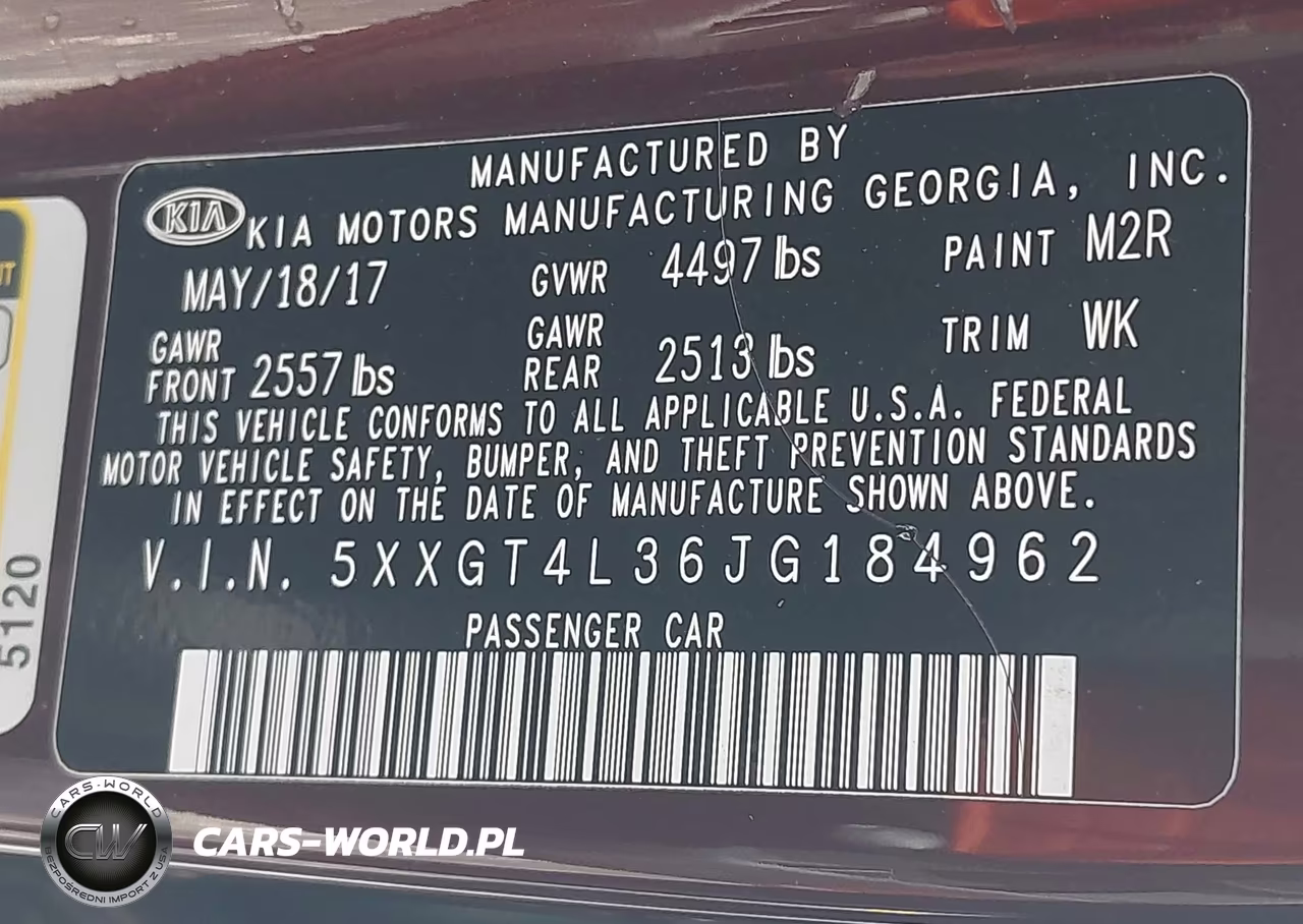 2018 Kia Optima Lx VIN:5XXGT4L36JG184962 - 9