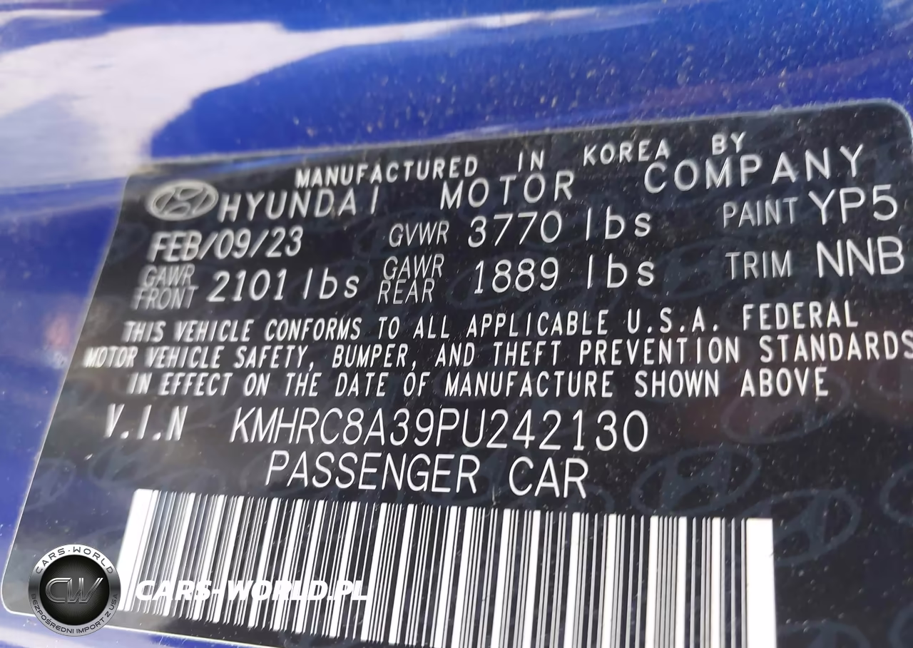 2023 Hyundai Venue Limited VIN:KMHRC8A39PU242130 - 9