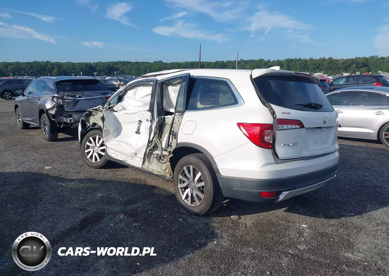 2022 Honda Pilot Awd Ex-L VIN:5FNYF6H56NB081793 - 3