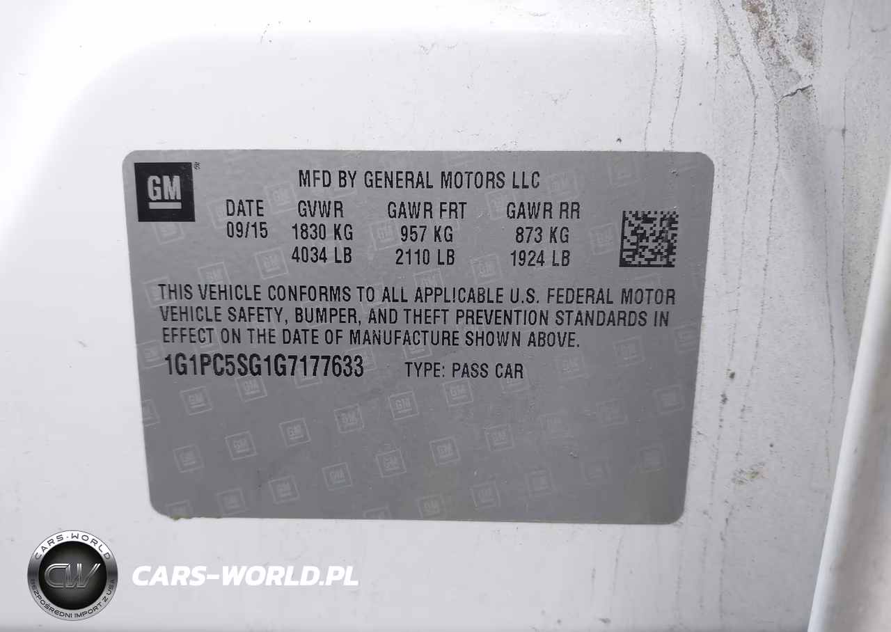 2016 Chevrolet Cruze Limited Ls Auto VIN:1G1PC5SG1G7177633 - 9