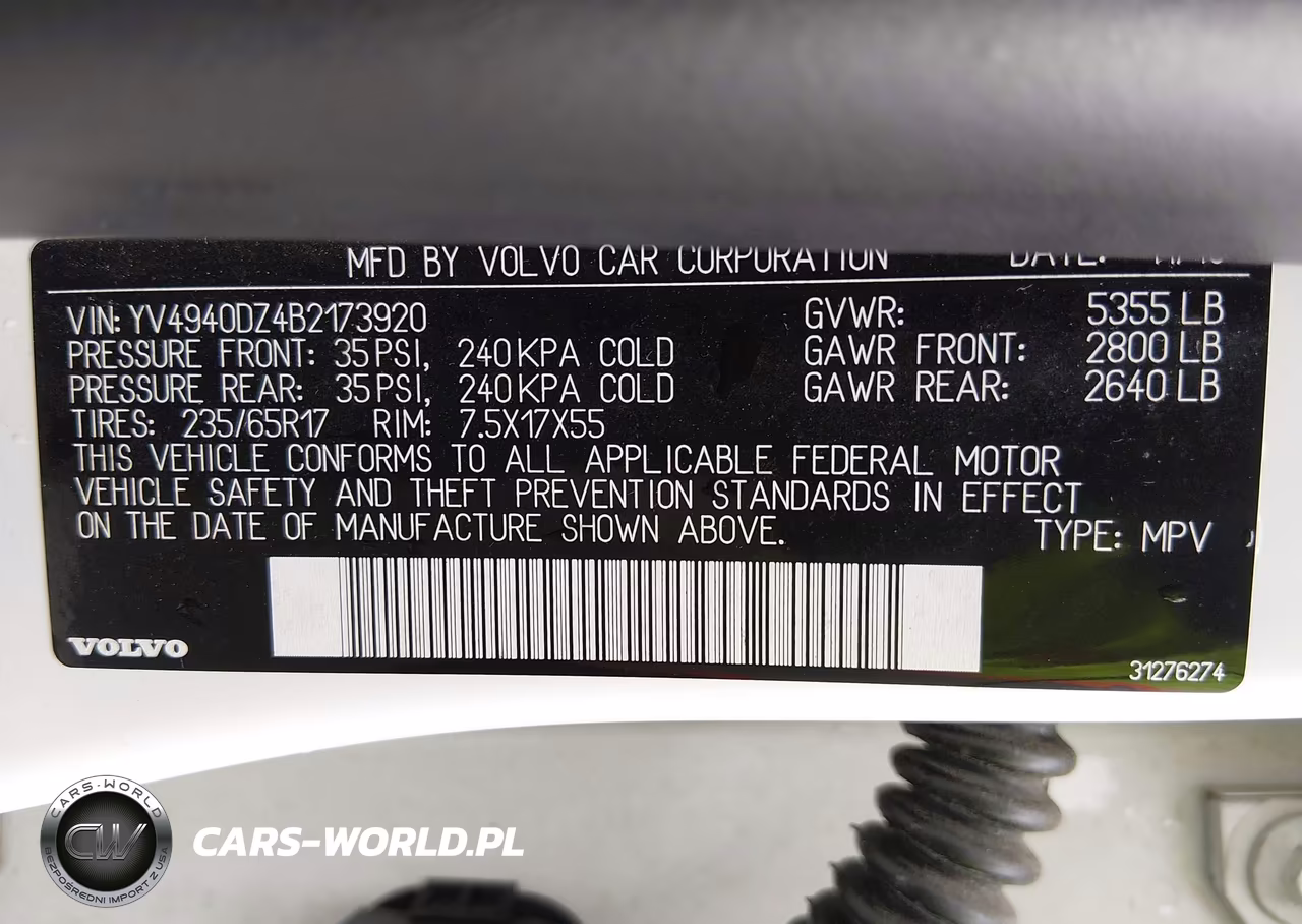 2011 Volvo Xc60 3.2-3.2 R-Design VIN:YV4940DZ4B2173920 - 9