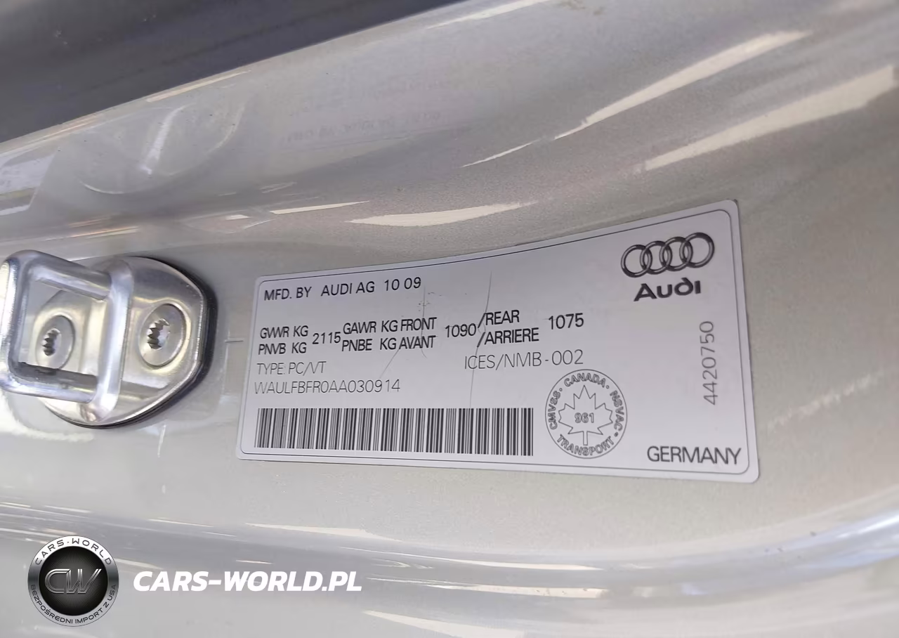 2010 Audi A5 2.0T-2.0T Premium VIN:WAULFBFR0AA030914 - 9