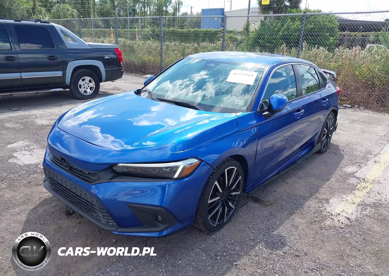 2022 Honda Civic Ex VIN:2HGFE1F74NH307665 - 2