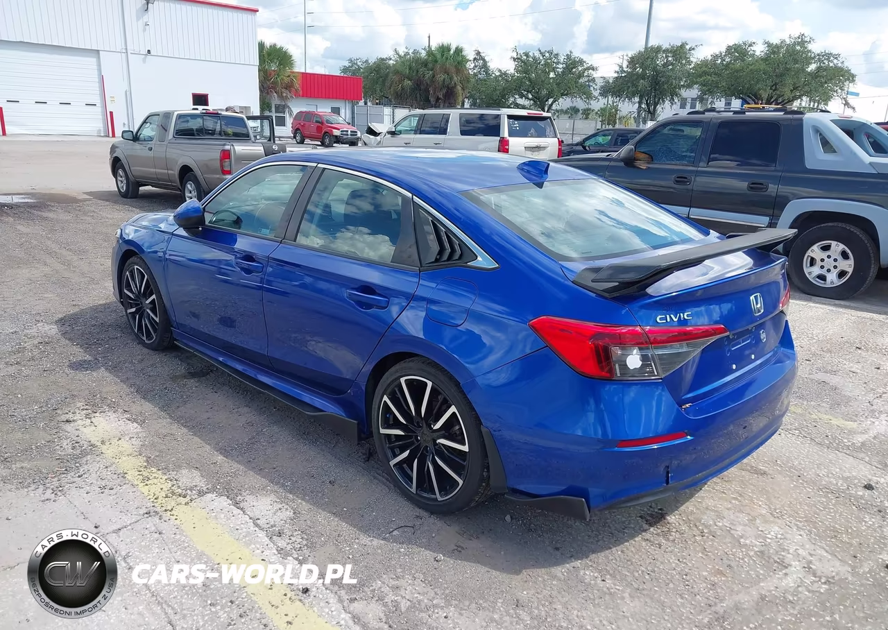 2022 Honda Civic Ex VIN:2HGFE1F74NH307665 - 3