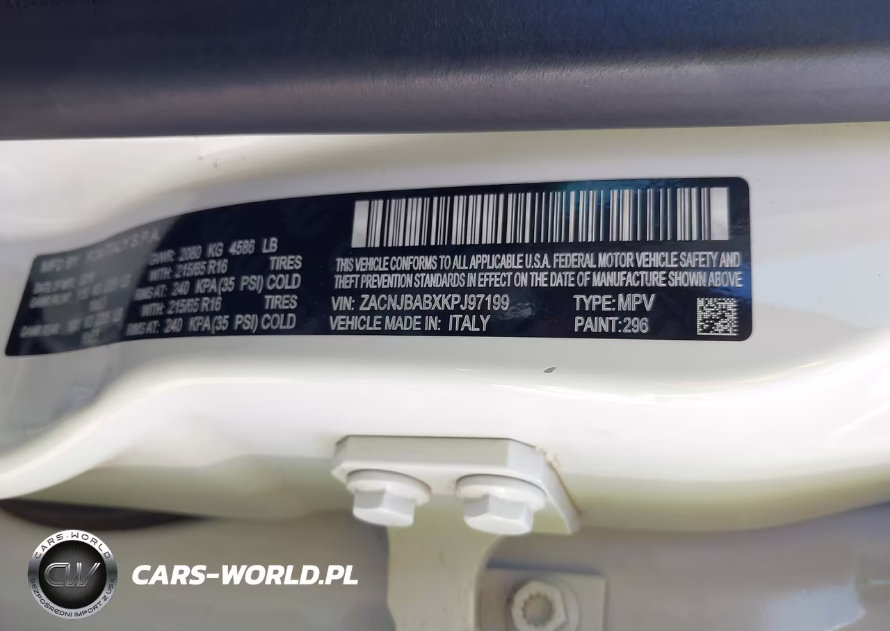 2019 Jeep Renegade Sport 4X4 VIN:ZACNJBABXKPJ97199 - 9