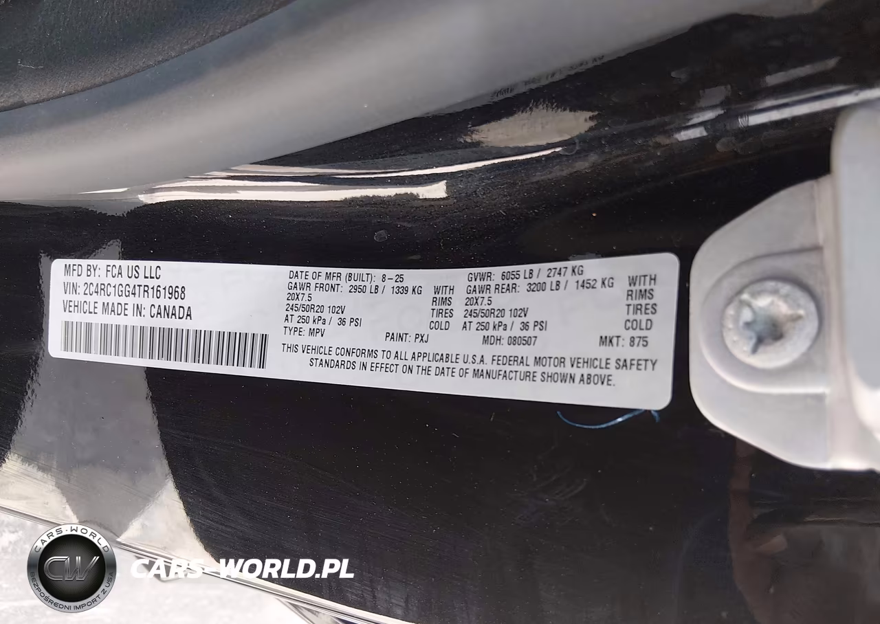 2026 Chrysler Pacifica Limited VIN:2C4RC1GG4TR161968 - 9