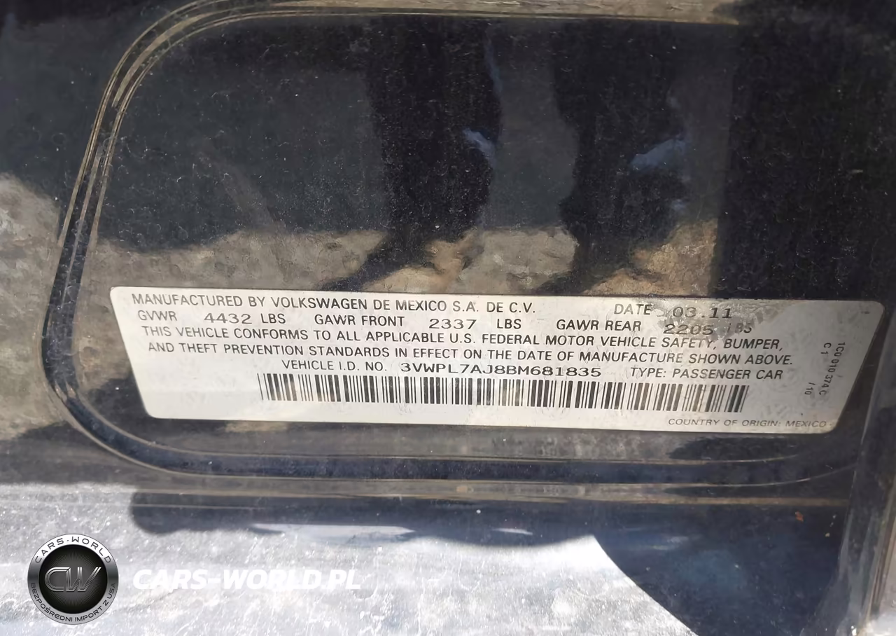 2011 Volkswagen Jetta Sportwagen 2.0L Tdi VIN:3VWPL7AJ8BM681835 - 9