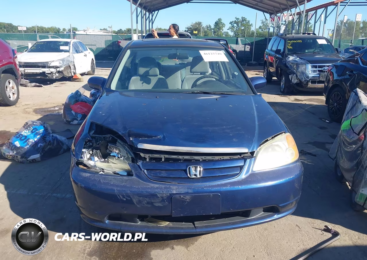 2002 Honda Civic Ex VIN:1HGES26792L031475 - 12