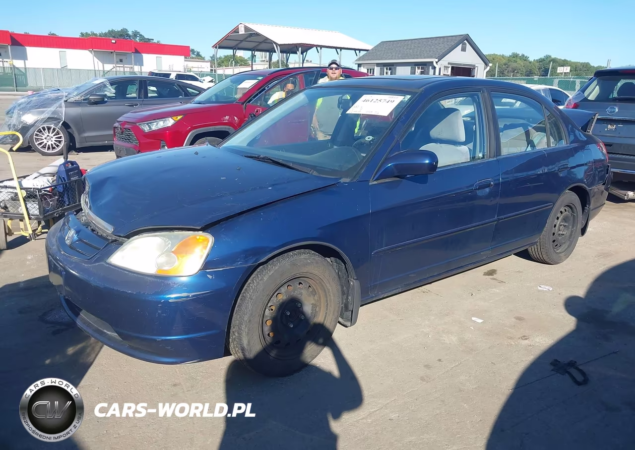 2002 Honda Civic Ex VIN:1HGES26792L031475 - 2