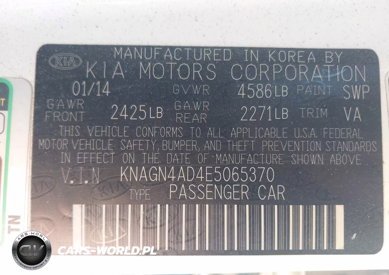 2014 Kia Optima Hybrid Ex VIN:KNAGN4AD4E5065370 - 9