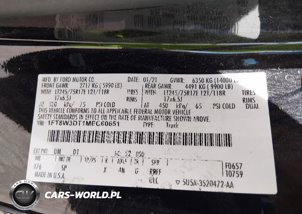 2021 Ford F-350 King Ranch VIN:1FT8W3DT1MEC60651 - 8